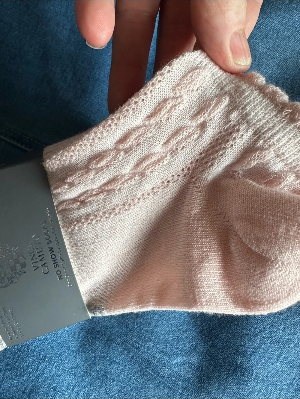 🧦 Vince Camuto No Show Socks 10-Pack Pastel Pink Cream & Mauve NWT